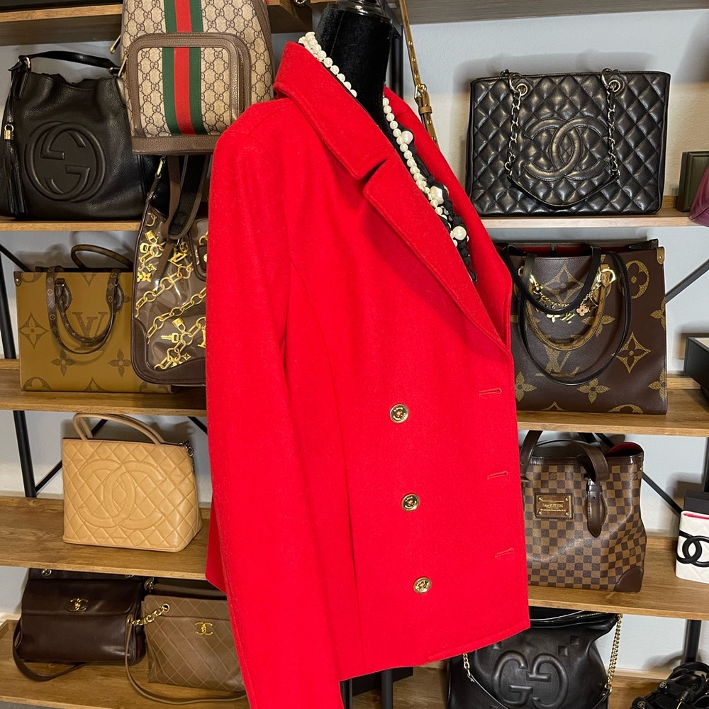 NWT Michael Kors Red Coat - Picture 4 of 10